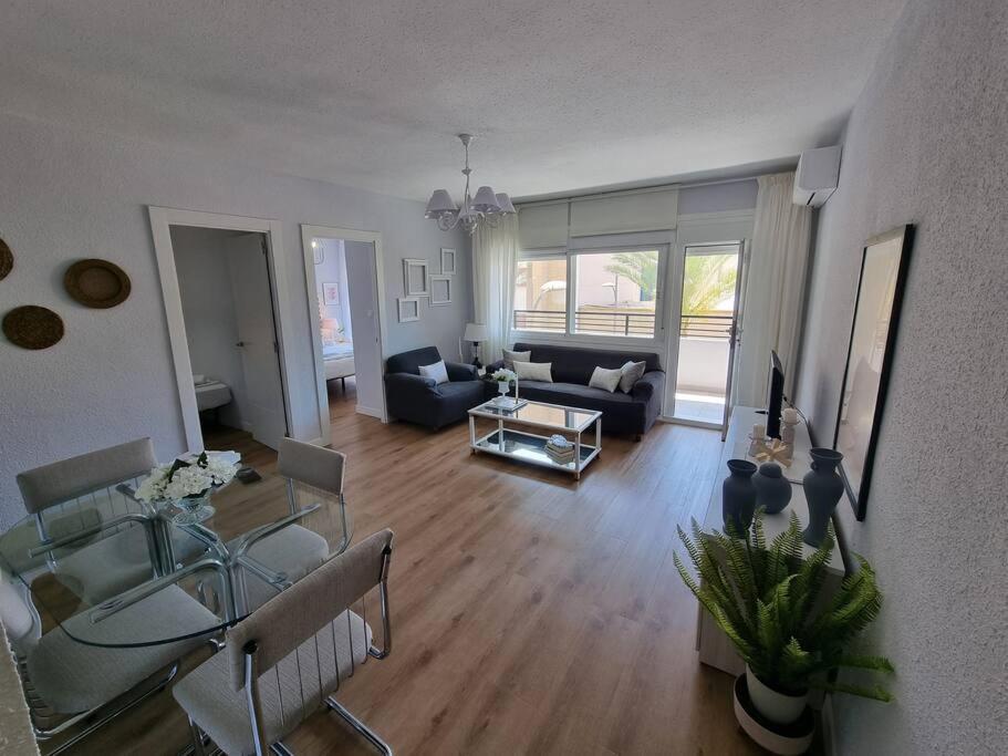 Aguadulce, Apto Santa Monica 2 Hab Con Terraza, Aire, Wifi, A 5 Min De La Playa Агвадульсе Экстерьер фото