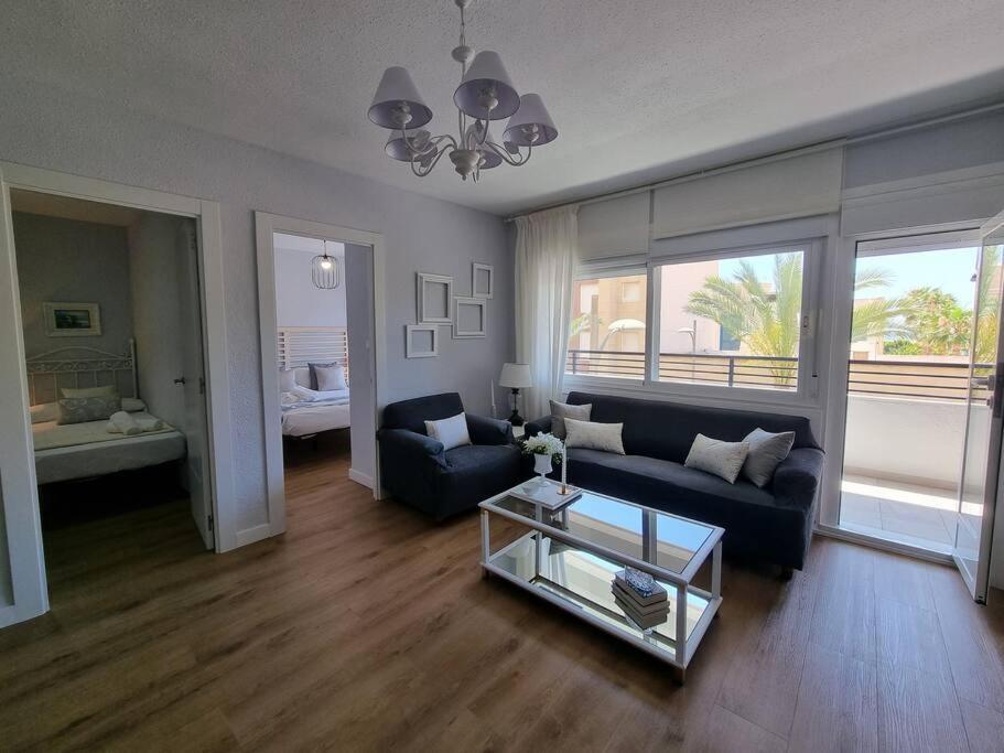 Aguadulce, Apto Santa Monica 2 Hab Con Terraza, Aire, Wifi, A 5 Min De La Playa Агвадульсе Экстерьер фото